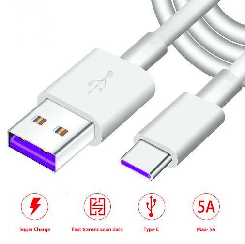 USB 5A Type C Cable P20 Pro lite Mate20 10 Pro P10 Plus lite V10 USB 3.1 Type-C Supercharge Super Charger Cable For Huawei Samsung S9 S8