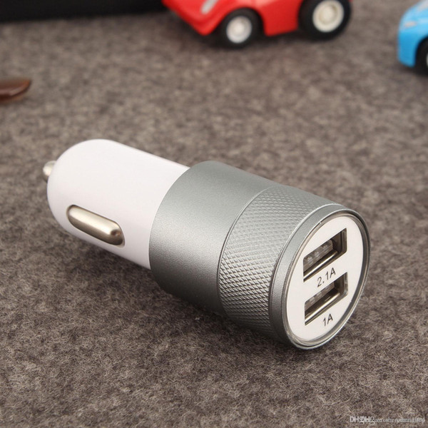 Car Phone Charger 2 Port Dual USB Charger Quick Charging 5V 2A for iPhone Samsung LG Car-Styling car adapter