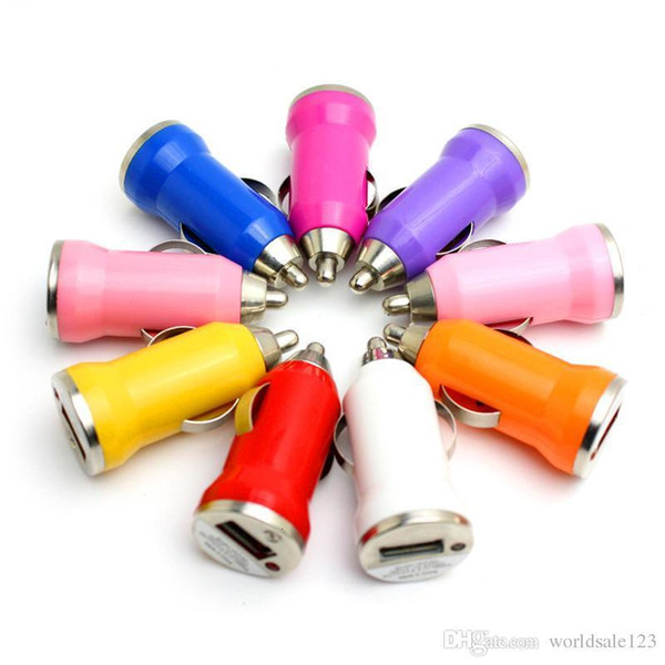 Hot Product Universal Bullet Mini Car Charger USB Charger Adapter for IPOD for Blackberry USB Charging battery universal phone charger