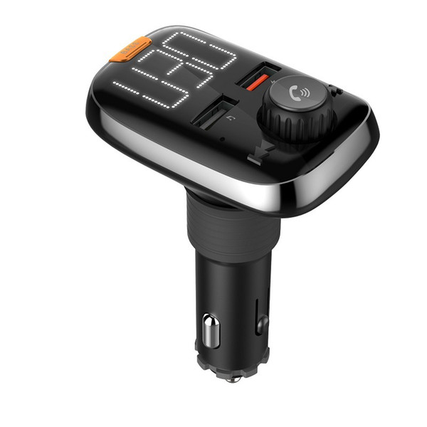 BT74D Hands-Free Car Kit Bluetooth Fm Transmitter USB Fast Charger 3.0 Bluetooth 5.0 FM Modulator Bass Stereo Music Mp3 Player