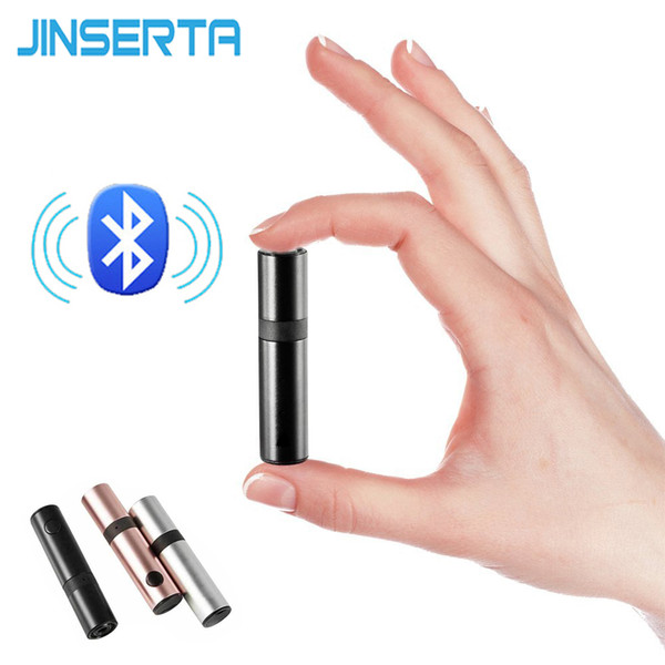 JINSERTA Bluetooth Receiver 3.5mm Mini Wireless Car Kit Handsfree Bluetooth 4.1 AUX Adapter Music Receiver for Speaker Headphone