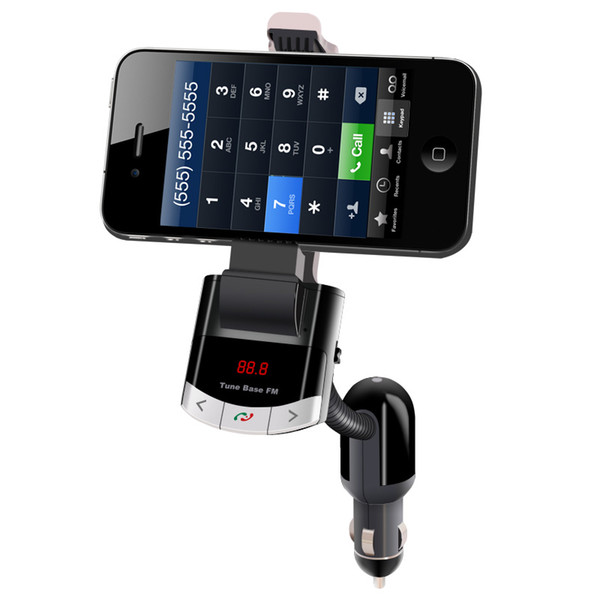 CarBest Bluetooth Wireless FM Transmitter Radio Adapter Handsfree USB Car Charger, MP3 Player Music Control Calling FM8118