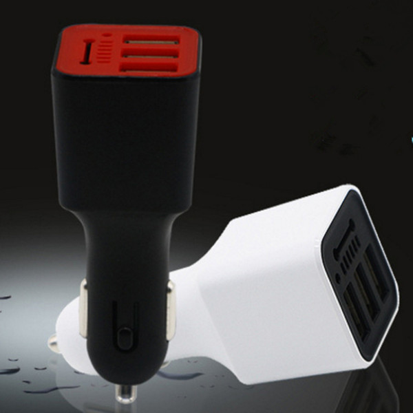 Car Charger Negative Ion Air Purifier 3 USB Car Cigarette Lighter One For Three 3.1A Multi-function Car Fast Charger DHL