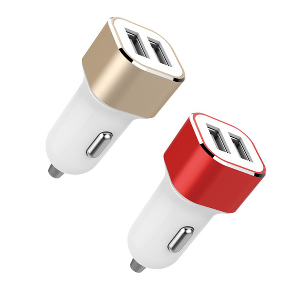 USAMS 3.1A Car Charger Dual Port USB Charger Adaper 5V 3100mAh for iPhone Samsung HTC MQ10