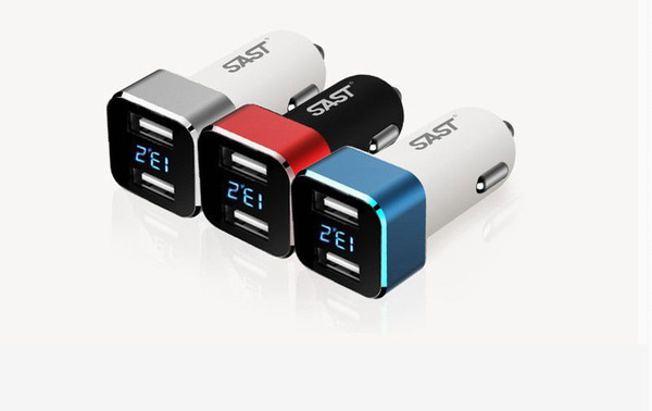 High quality Car charger fits less 24V voltage Vehicle Dual USB Port Quickly Charging insert Protection