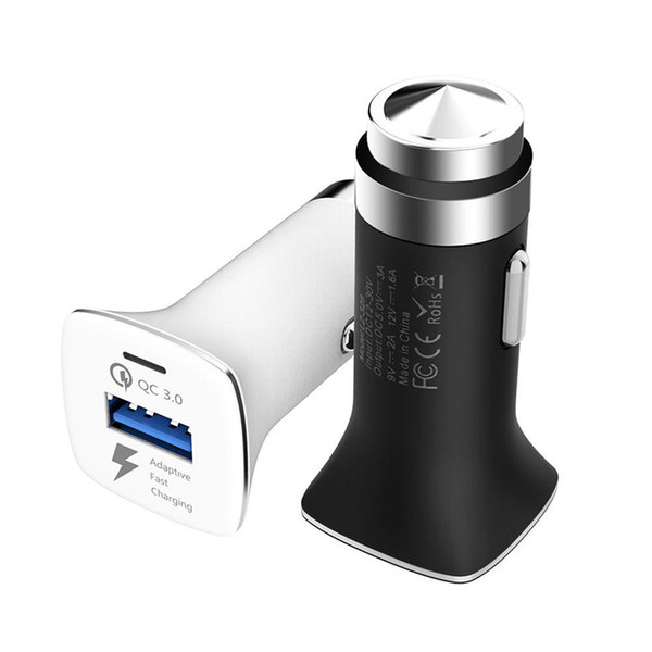 Car Charger Quick Charge 3.0 USB Fast Charger QC 3.0 USB Car Charger Mobile Phone Smart Charging Adapter Auto Vehicle Truck