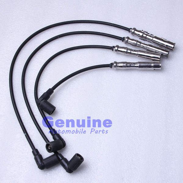 4Pcs Automotive Parts Ignition Lead Wires For VW Jetta Beetle Golf Bora VW Passat Touran Seat Skoda A3 1.6 2.0 8V