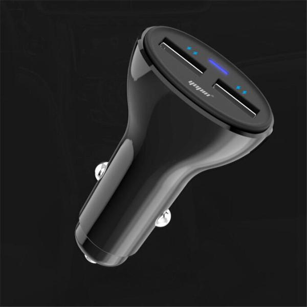 Dual USB Car Charger 2.4A 5V Cigarette Socket Lighter Charger For iPhone iPad Samsung GPS PDA and More Digital Phone Pad