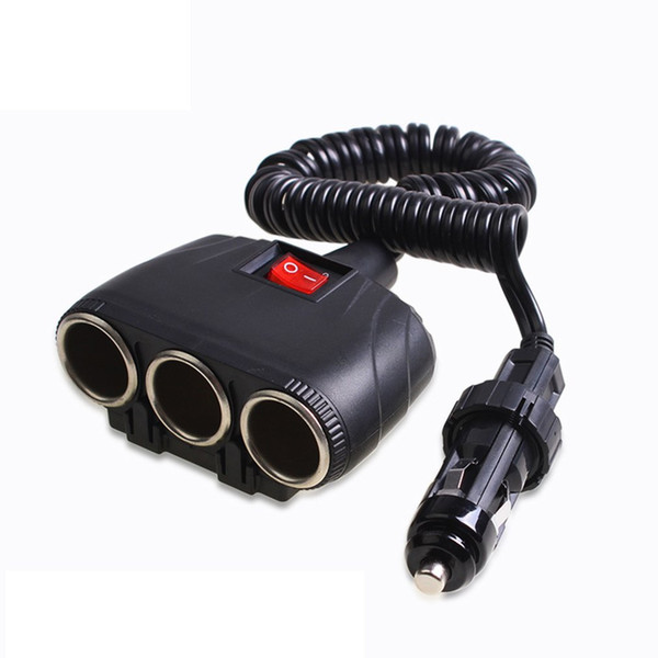 3 Holes Cigarette Lighter for Car Accessories Parts