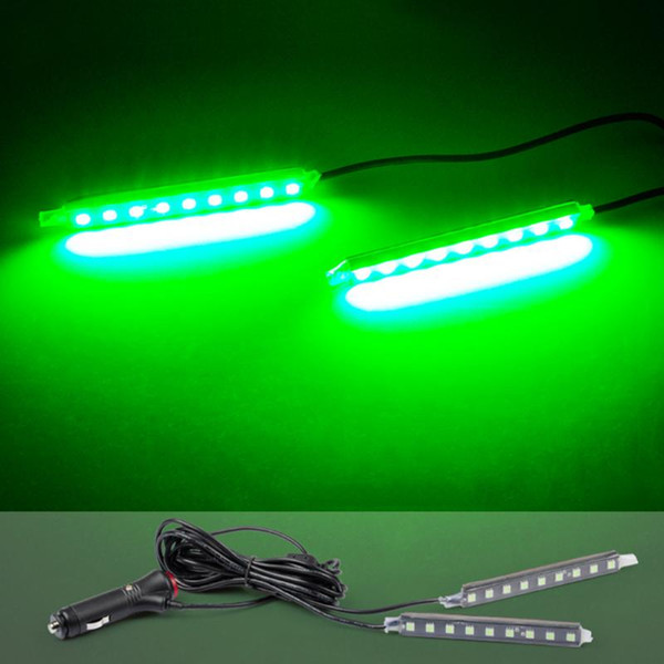 1 To 2 Universal Car LED Decoration Lamp DC12V Car Cigarette Lighter Type Auto Interior Atmosphere Lights