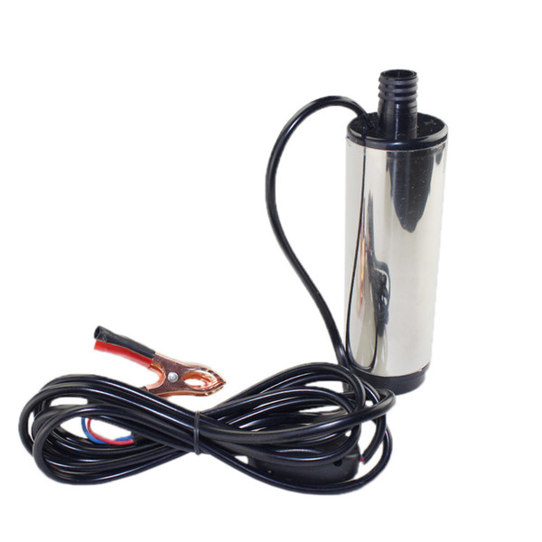 12V/24V clip / cigarette lighter DC submersible pump small oil pump 8500r/min Speed 7#