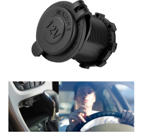 Auto Car Cigarette Lighter Socket 12V Waterproof Car Boat Motorcycle Cigarette Lighter Sockets Splitter Power Plug Outlet