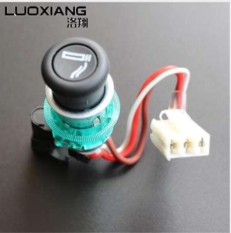 Cigarette lighter power socket for Octavia 07-14 assembly Car cigarette lighter including the head and the base