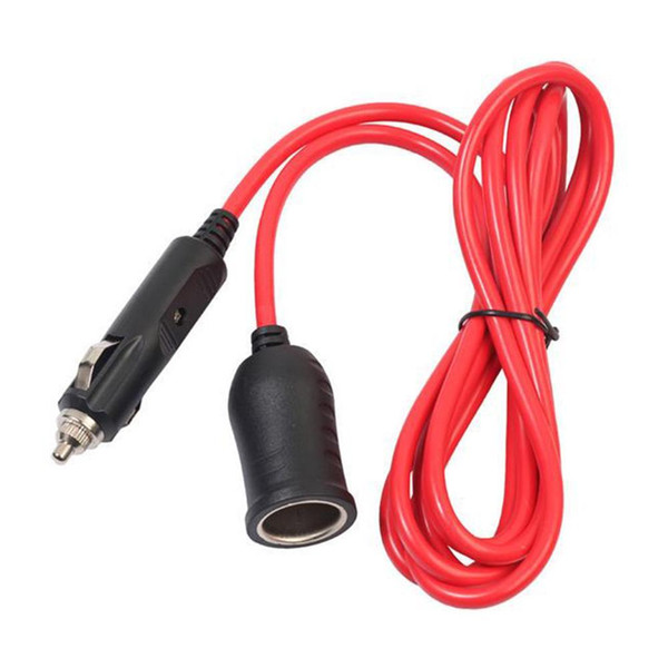 12V 24V Fuse Extender Cable Plug Socket with ON-OFF Switch Button Car Cigarette Lighter Power Extension Supply Adapter