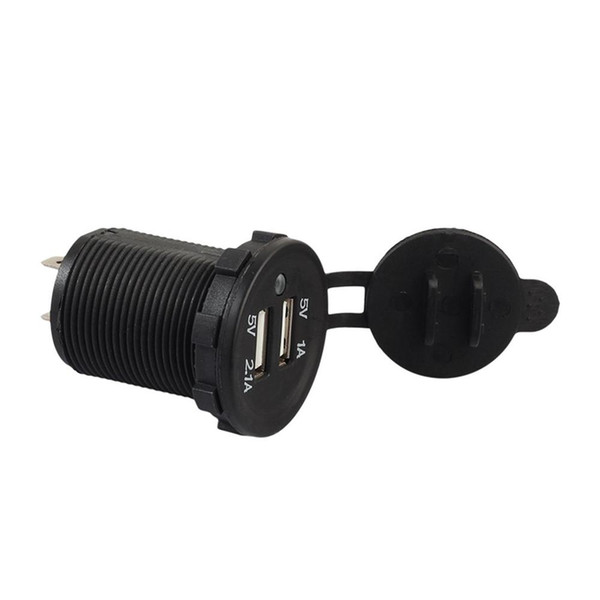 12-24V Dual 2 Usb Car Cigarette Lighter Adapter Cigarette Lighter Crossover Charger Socket Power Adapter
