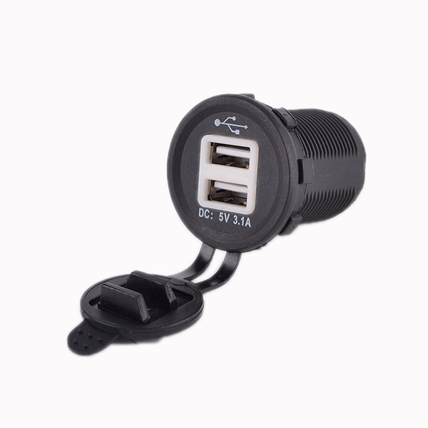 CAR Guaranteed 100% 12V 4USB Power Port Charger Motorbike Motorcycle Car Cigarette Lighter Socket Power Outlet Plug Free Shipping