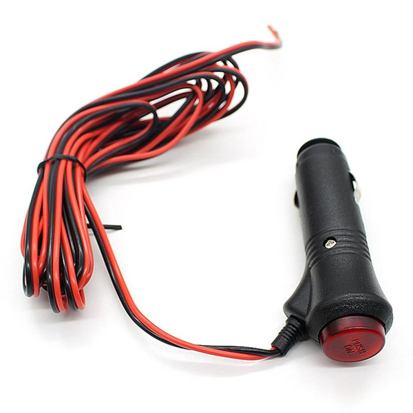 Car ette Lighter Plug 12V24V ette Lighter Seat Take Electrical Line With Switch With Light 3 M Power Switch