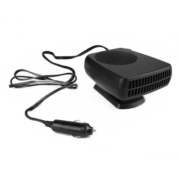 Portable Car Fan 2 in 1 Electric Car Fan with Cooling & Heating Function Defroster 12V 3-Outlet Plug Cigarette Lighter