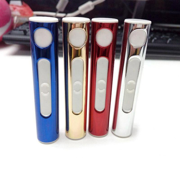 New Portable Windproof Electronic Lighter Mini Charger Flameless Lighter Men Women Car USB Cigarette Lighter