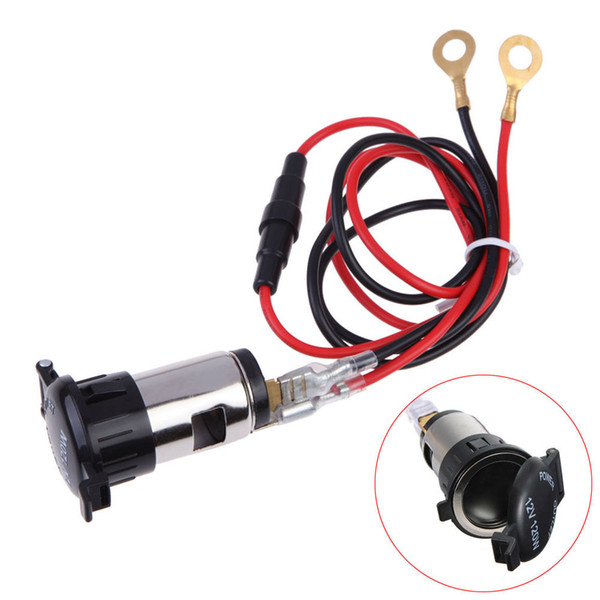 12V 120W Car Motorcycle Boat Tractor Cigarette Lighter Power Socket Outlet Plug