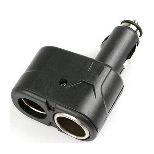 New Generic 2-way Car Cigarette Lighter Socket Splitter Black Car Cigarette Lighter Socket 2 Way Splitter Adapter CEC_629