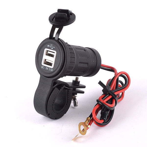 Motorcycle Cigarette Lighter USB Power Charger with bracket|Motorcycle charger|Motorcycle lighter bracket