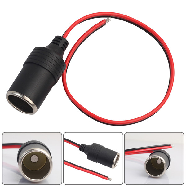 12V 10A Max 120W Car Cigarette Lighter Charger Cable Female Socket Plug Connector Adapter Car Accessories