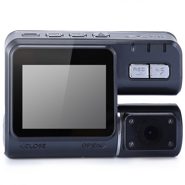 Car DVR Camera Video Recorder HD 1080P Dual Lens Dashboard Vehicle Camcorder G-sensor 2.0 Inch TFT LCD HD 1280*720 Night DVRs