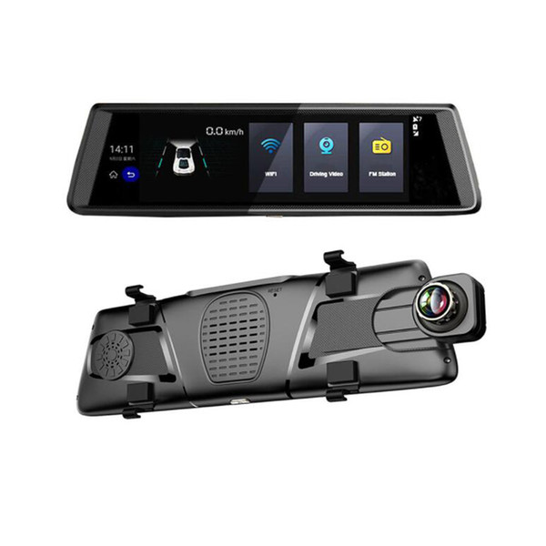 10'' 3G Wifi Android Car DVR Mirror GPS Camera Dash Cam Dual Camera Auto Recorder