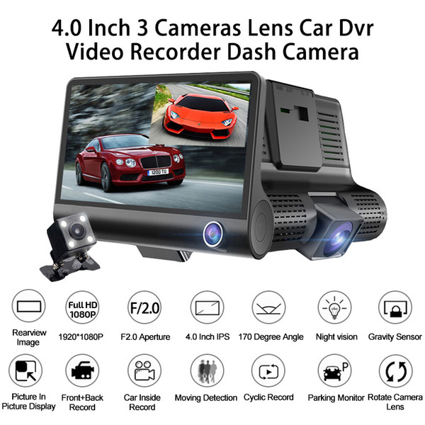 3Ch car DVR driving video recorder auto dash camera 4