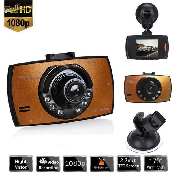 2.7'' Full HD 1080P Car DVR Video Camera Recorder Dashboard Dash Cam G-sensor