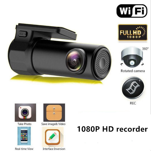 Dash Cam Hd 1080p Wifi Car Dvr Camera Video Recorder Auto Driving Recorder Night Vision G-sensor Wdr & Hdr R20 Wireless Dvr App Monitor