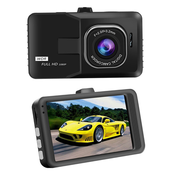 Newest 3.0 Inch Car Dvr Full HD 1080P DVRs Registrar Car Camera Digital Video Camcorder Parking Recorder G-Sensor Dash Cam