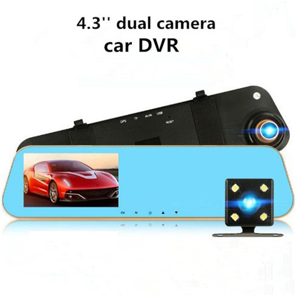 Car Camera 4.3'' Full HD 1080P Car DVR Video Recorder Dash Cam 170 Degree Wide Angle Night Vision atp226