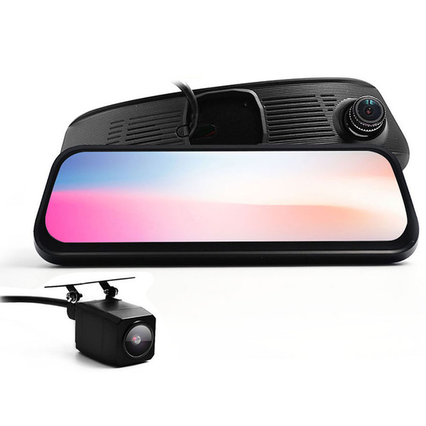 Hd 8.5 Inch Full press Ips Screen Car Dvr Mirror Monitor With Double Recorder Starlight Night Camera Gesture Operation 1080P