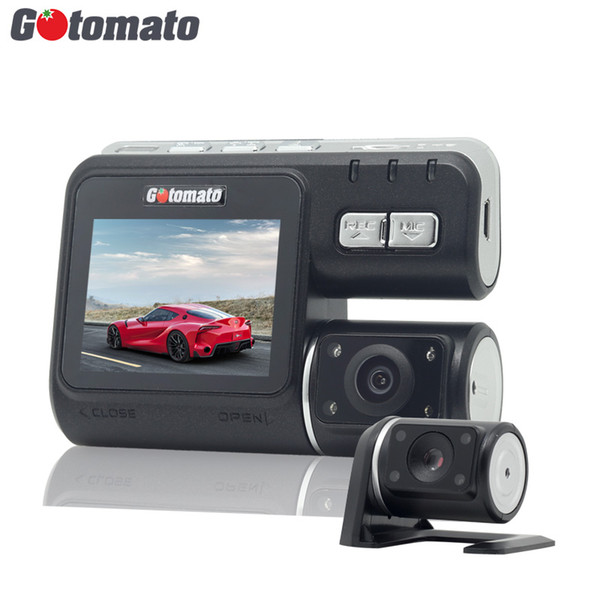 Gotomato Dual Camera DVR Allwinner i1000 Full HD 1080P Dual Lens Dash Cam Video Recorder 2 Camera Night Vision Car DVR Camcorder