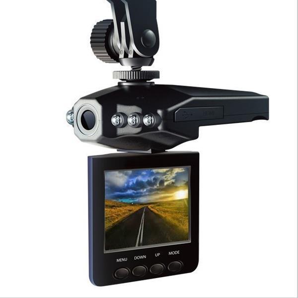 The new recorder tachograph driving recorder HD car manufacturers 1280P2.5 inch LCD Vehicle Car DVR Recorder 6 LED lights with audio and Nig