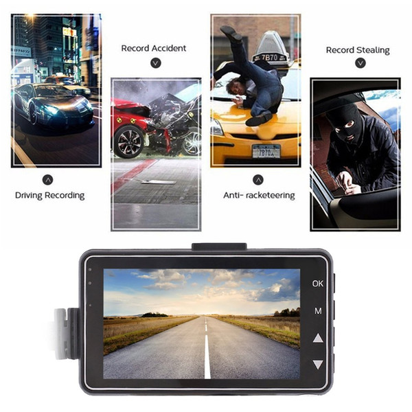 DV169 Full HD 1080P Vehicle Traveling Data Recorder Dual Lens Driving Camcorder 140 Degree Wide Angle Motorcycle Recorder car dvr