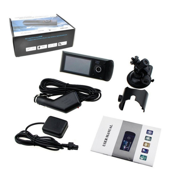 X3000/R300 HD Dual-lens Night Vision Car DVR Camera Video Driving Recorder Dash Cam G-Sensor GPS