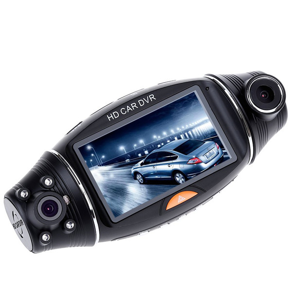 Original USB 2.0 Interface Type Night vision 2.7 inch R310 HD 1080P Dual Lens Car DVR IR Night Vision Rear View Camera Recorder