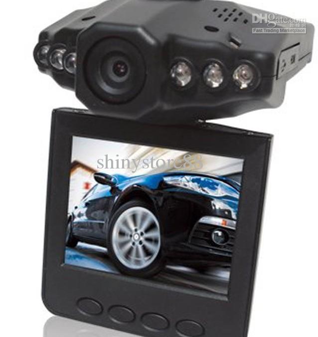 HD car camera car DVR H.264 wide angle 270 degree rotation 2.5 LCD 6 IR night vision car black box