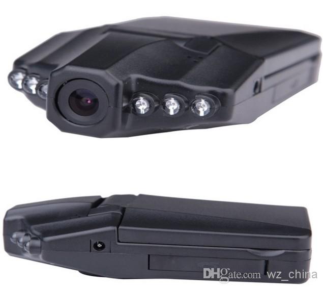 HD car camera Car DVR Recorder 120 degree rotation 2.5 LCD 6 IR night vision car black box Free Shipping