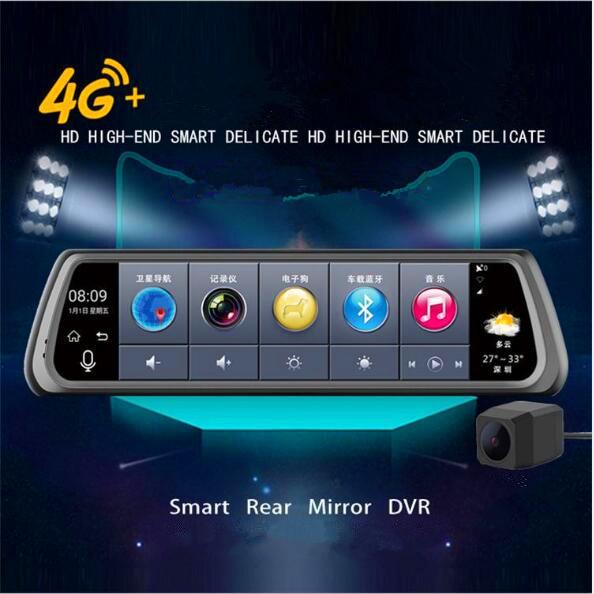 10 inch 4G Android5.1 Smart Original Car DVR Rearview Mirror GPS ADAS WIFI Bluetooth 8 Core 1G RAM 16GB Rear View Camera Recorder Dash Cam