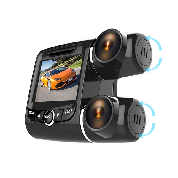 Dual Lens Auto Car DVR 270 Degree Panoramic Video Camera Recorder Novatek 96655 Dashcam Full HD 1080P Dash Cam Night Vision