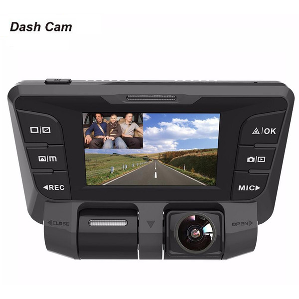 4K Car Dash Cam - 4K Ultra HD 2160P - Built-In WiFi Parking Mode Motion Detection dual lens dual record 1080P+1080P car dvr for taxi drivers