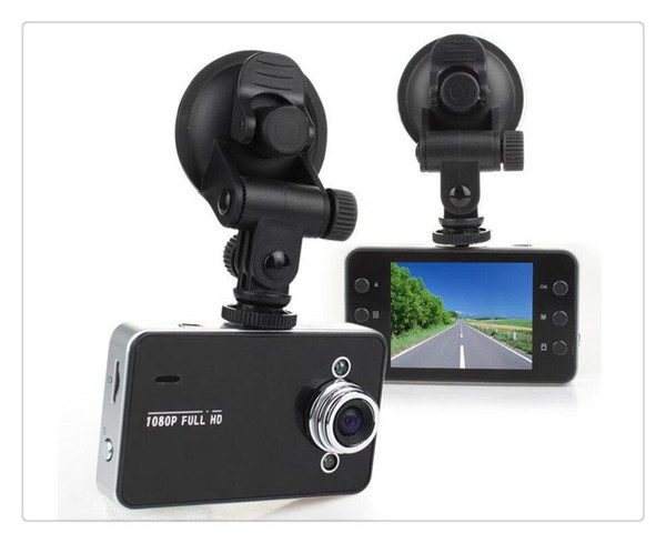 Free shipping K6000 Car Camera Car Video Recorder FHD 1920*1080P 25FPS 2.4inch TFT Screen with G-sensor Registrator Car DVR