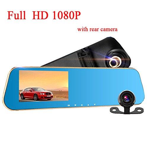 Full HD 1080P CAR DVR 140 Degree 4.3 Inch G-Sensor Parking Monitoring Motion Detection One Key Lock Cycle Recording Free DHL