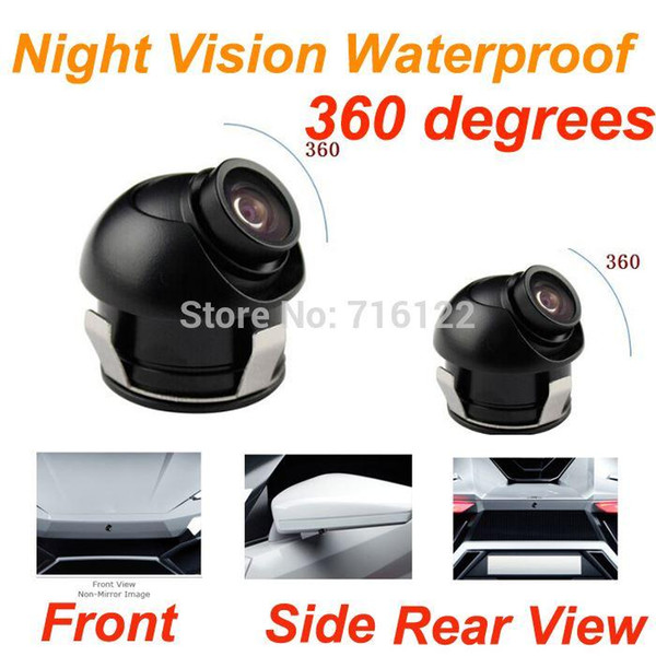 car dvr CCD 360 Car Front / Side / Rear View Reverse Camera Universal Fit for ALL