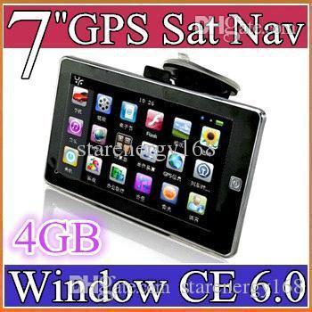 7 inch Car GPS Navigator Navigation 128MB 4GB WinCE 6.0 With FM Touch Screen 7