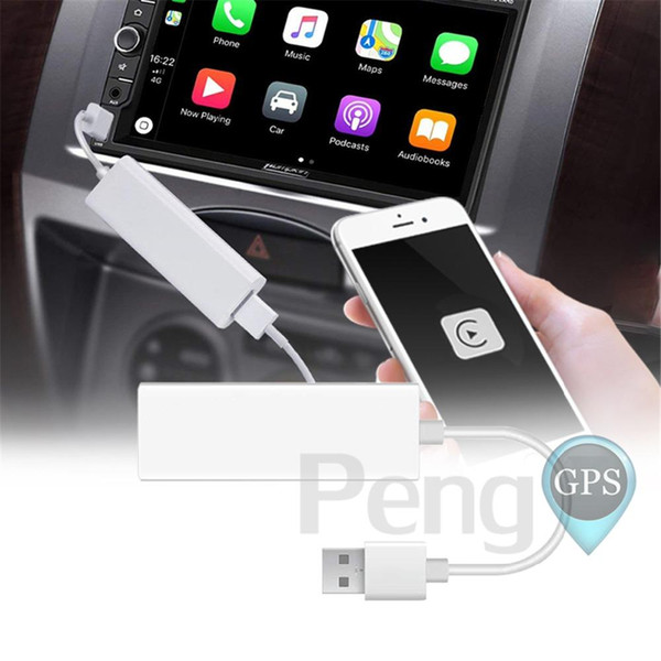 Plug and Play USB CarPlay Dongle for iPhone IOS System Android Phone Car DVD Player Navigation Headunit with Touchscreen Control GPS